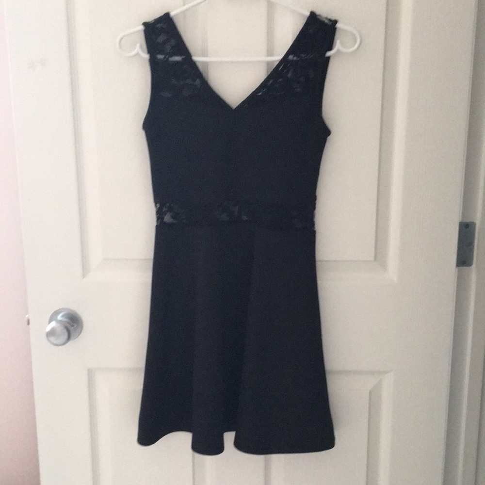 H&M Lacey Black Dress